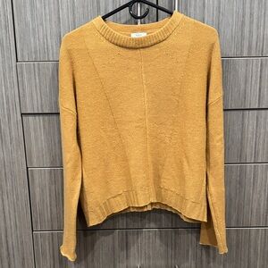 Rails Mustard Crewneck Sweater in Golden Yellow